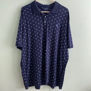 Polo Ralph Lauren navy polka dot shirt